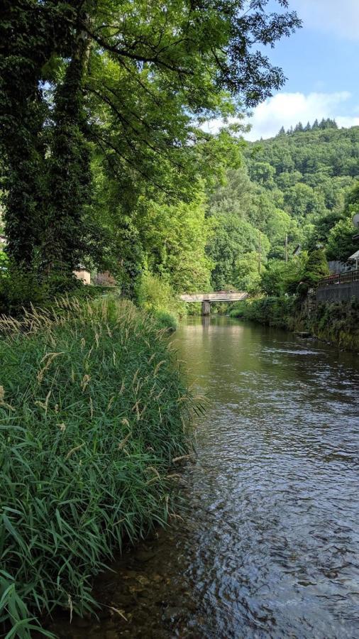 Camping Le Jardin - Chalets, Bungalows Et Emplacements Nus Pour Des Vacances Nature Le Long De La Riviere Le Gijou Lacaze Bagian luar foto